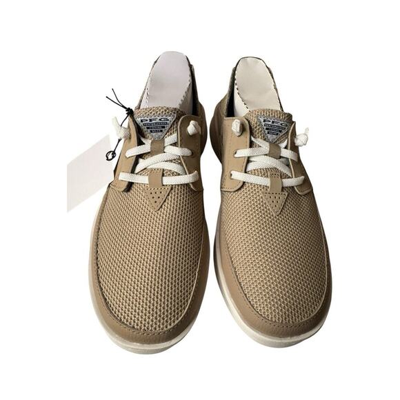 Columbia NEW Men's PFG Boatside™ Relaxed Shoes Size 7 Neutral Tan Lightweight - Picture 3 of 8